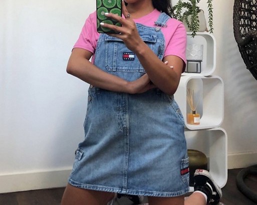Tommy Denim Pinafore