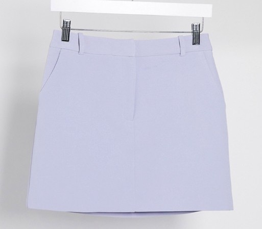 Topshop Mini Skirt Lilac
