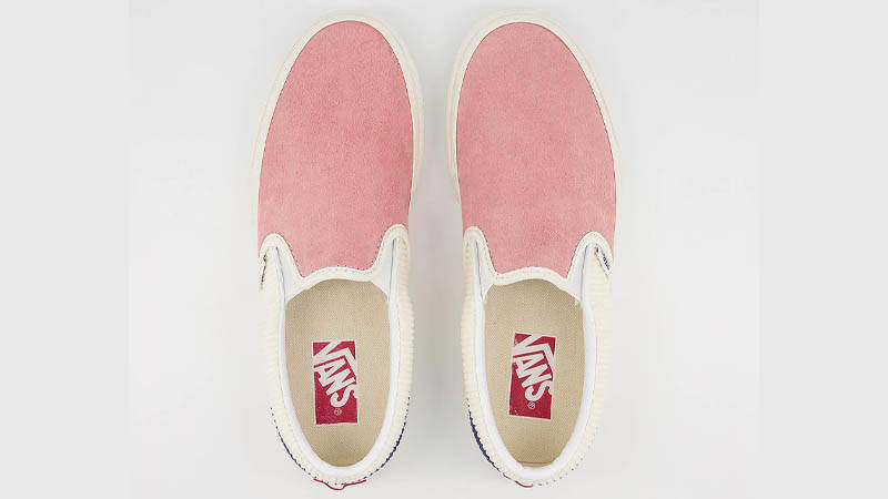 Vans classic slip on hotsell pink suede