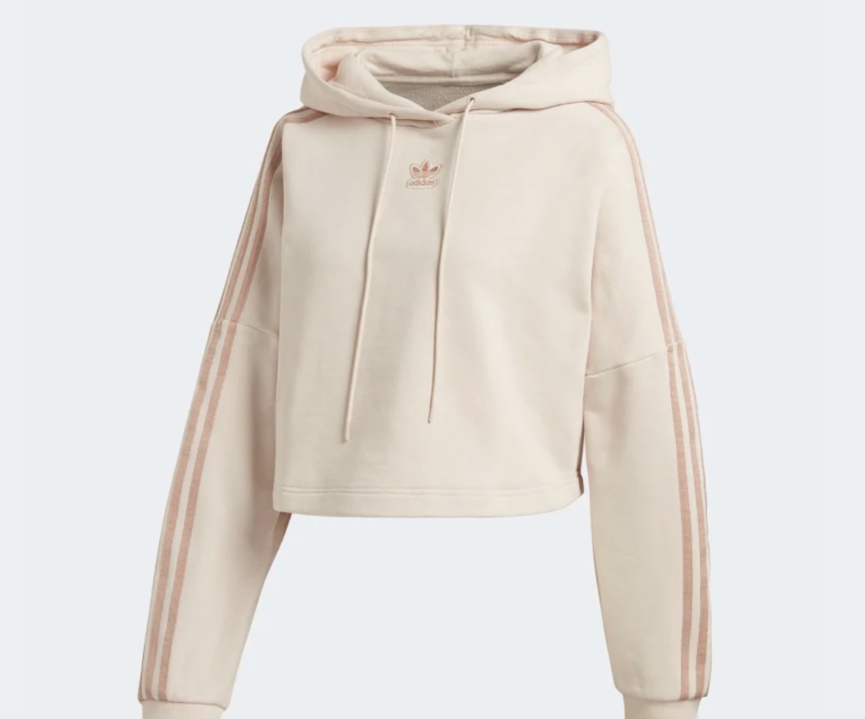 adidas Originals Crop Hoodie Linen