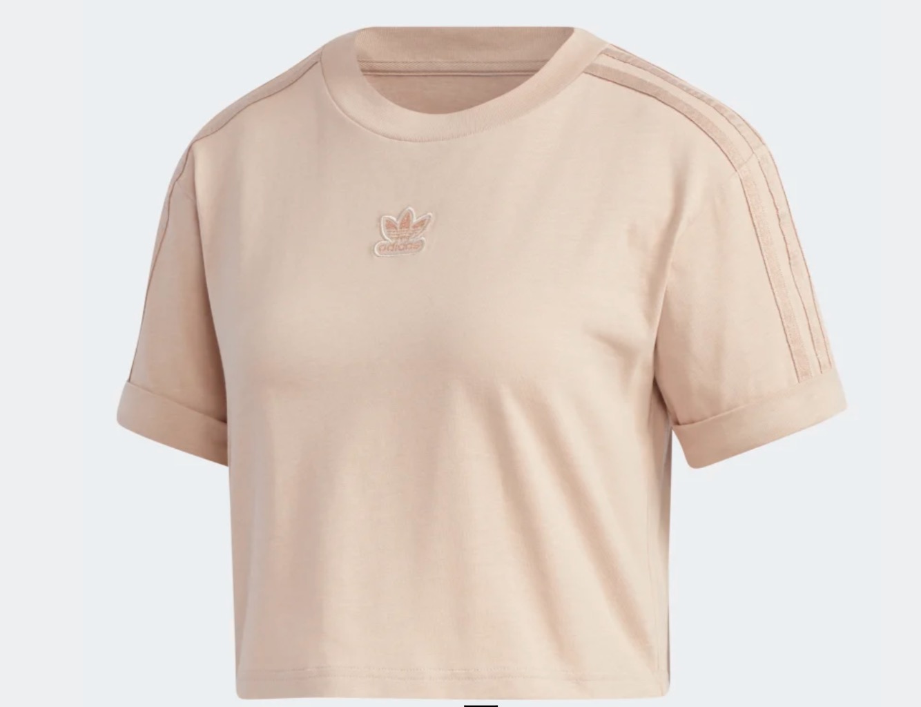 adidas Originals Crop Top Beige