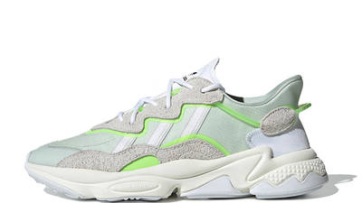 ozweego white and green