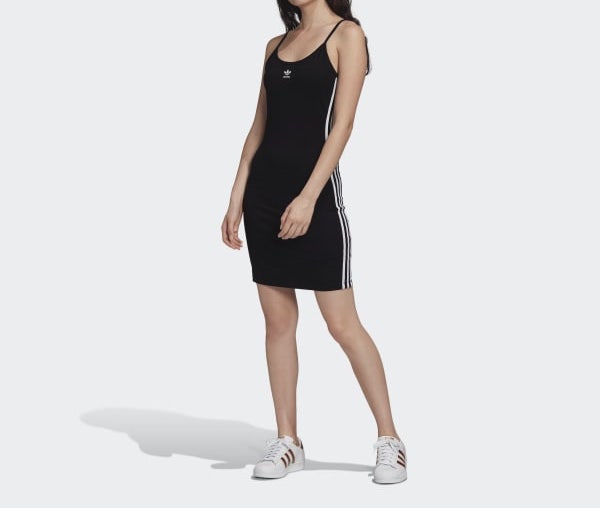 adidas Spaghetti Strap Dress Black