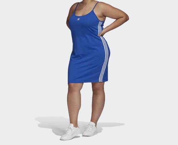 adidas Spaghetti Strap Dress Blue (Plus Size)