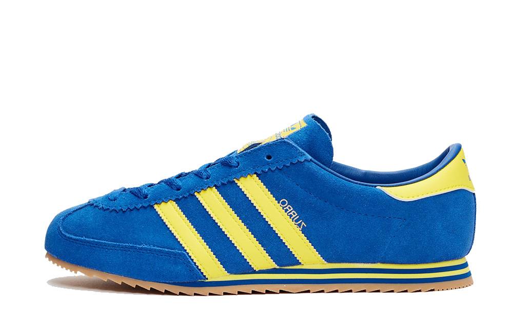 blue and yellow adidas