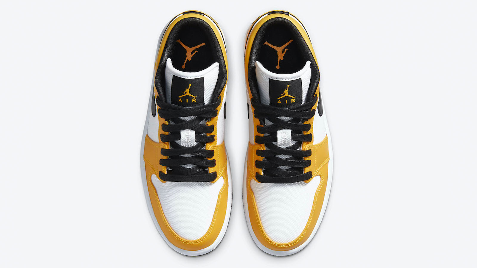 air jordan 1 low yellow black white