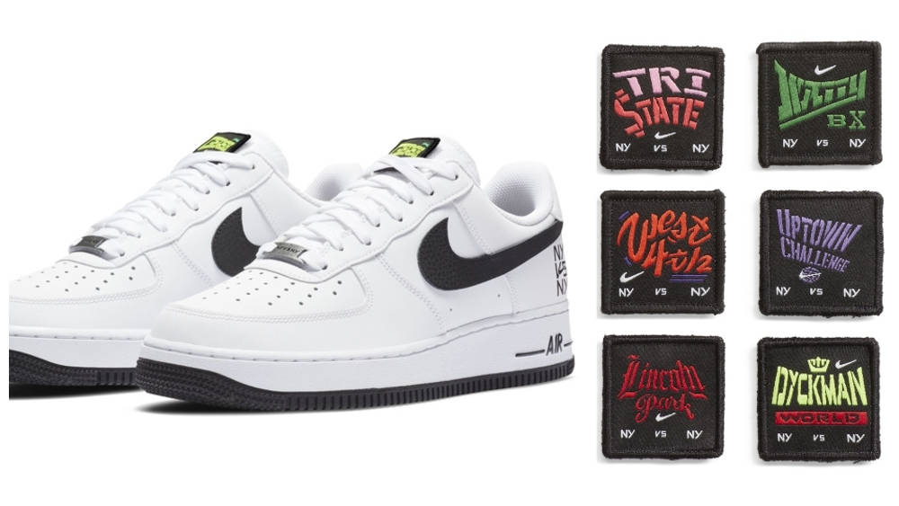 Image via Nike Nike AF1 NY vs NY aerial feature