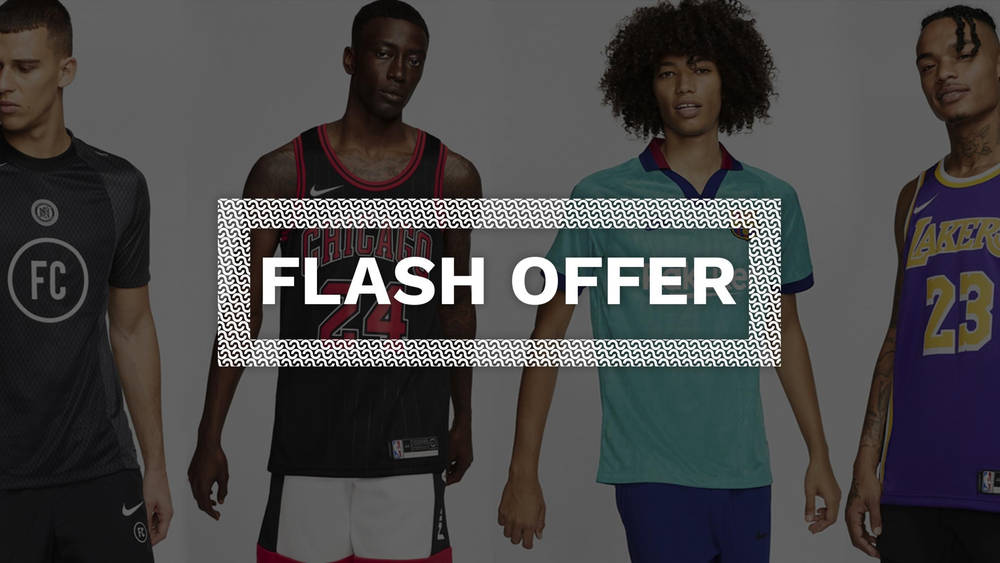 FLASH OFFER: A Massive Discount Applies to These 20 Football and Basketball Shirts at Nike UK FLASH OFFER: A Massive Discount Applies to These 20 Football and Basketball Shirts at Nike UK 21