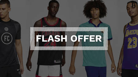 FLASH OFFER: A Massive Discount Applies to These 20 Football and Basketball Shirts at Nike UK FLASH OFFER: A Massive Discount Applies to These 20 Football and Basketball Shirts at Nike UK