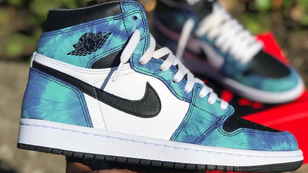 gezzagram_ AJ1 tie dye