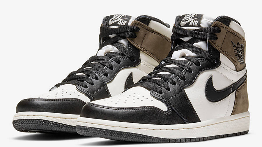 brown white black jordan 1