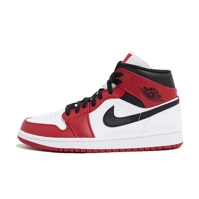 Jordan air 1 mid red 2024 and white