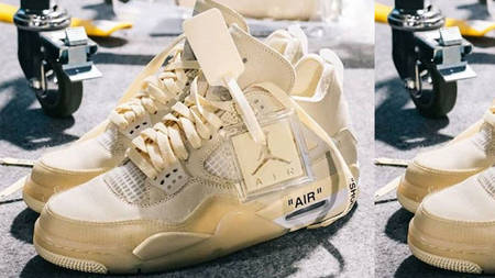 A Release Date’s Been Revealed For The Off-White x Air Jordan 4 ‘Sail’