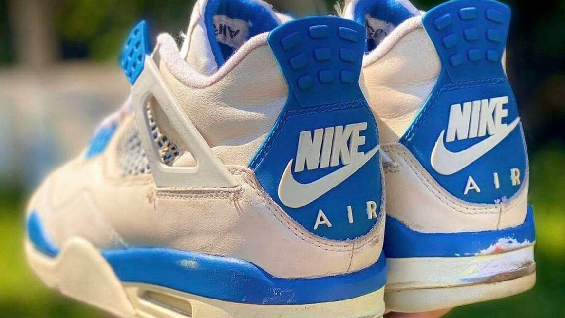 nostalgia Radioactivo Visión The Air Jordan 4 "Military Blue" From 1989 is Making a Comeback Next Year |  The Sole Supplier