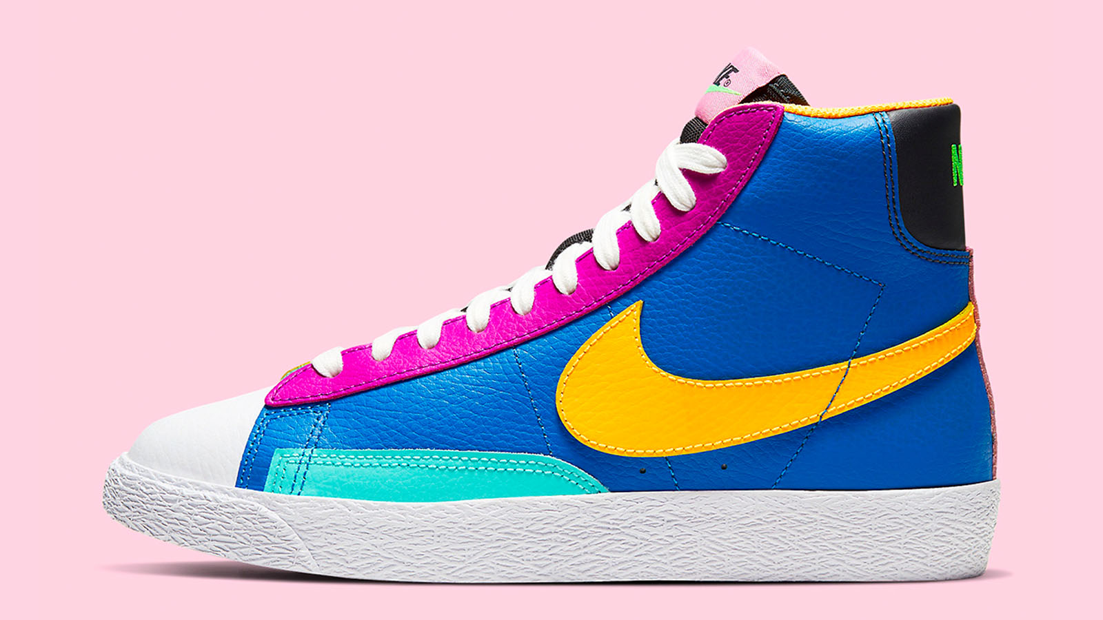 nike blazer colour blocking