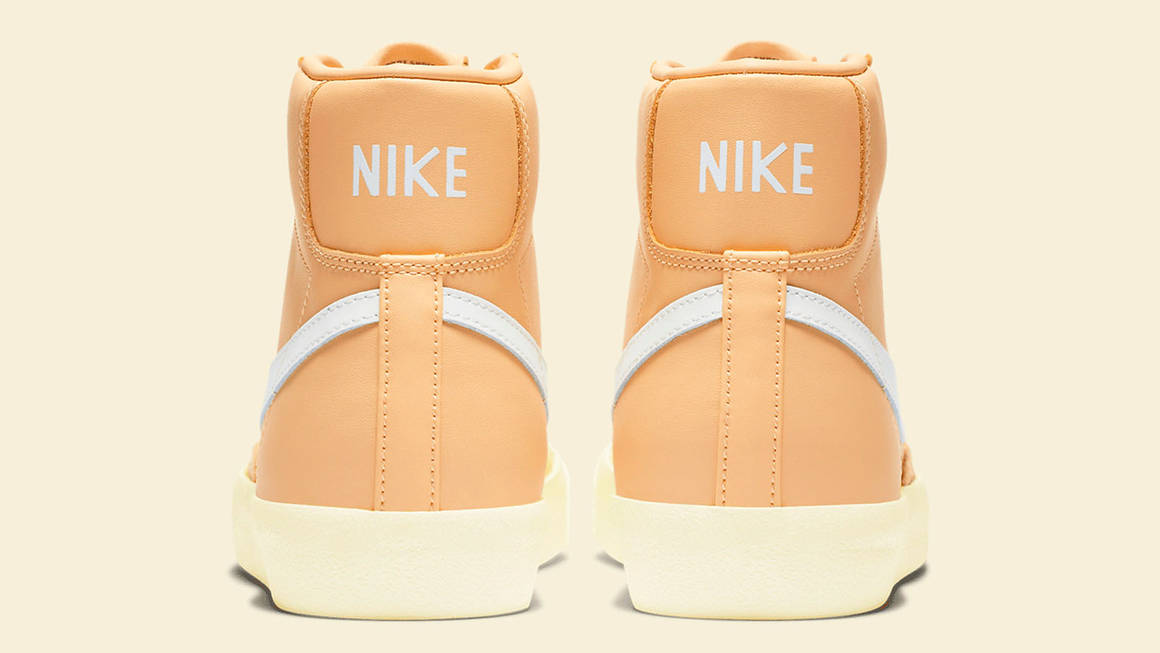 peach nike blazers