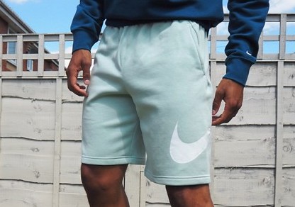 nike club shorts green