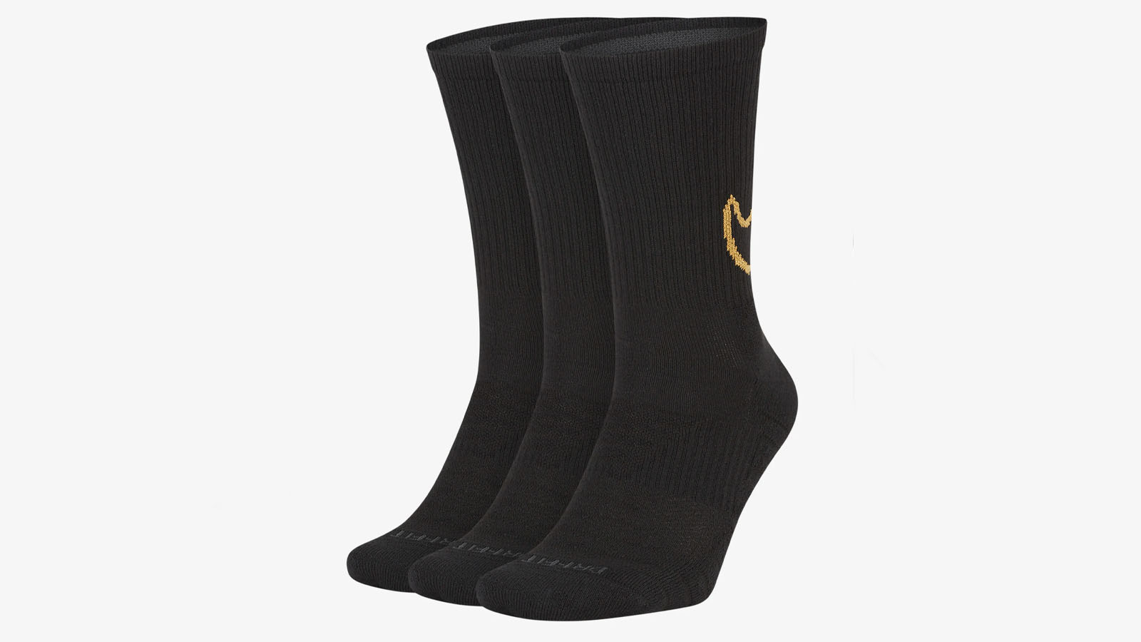 nike everyday gold swoosh socks