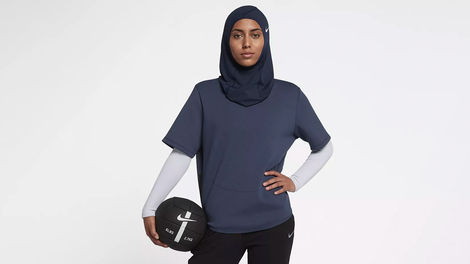 nike navy hijab