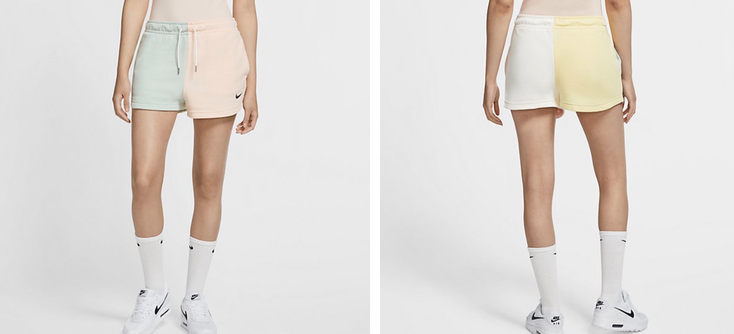nike sportswear shorts pastel