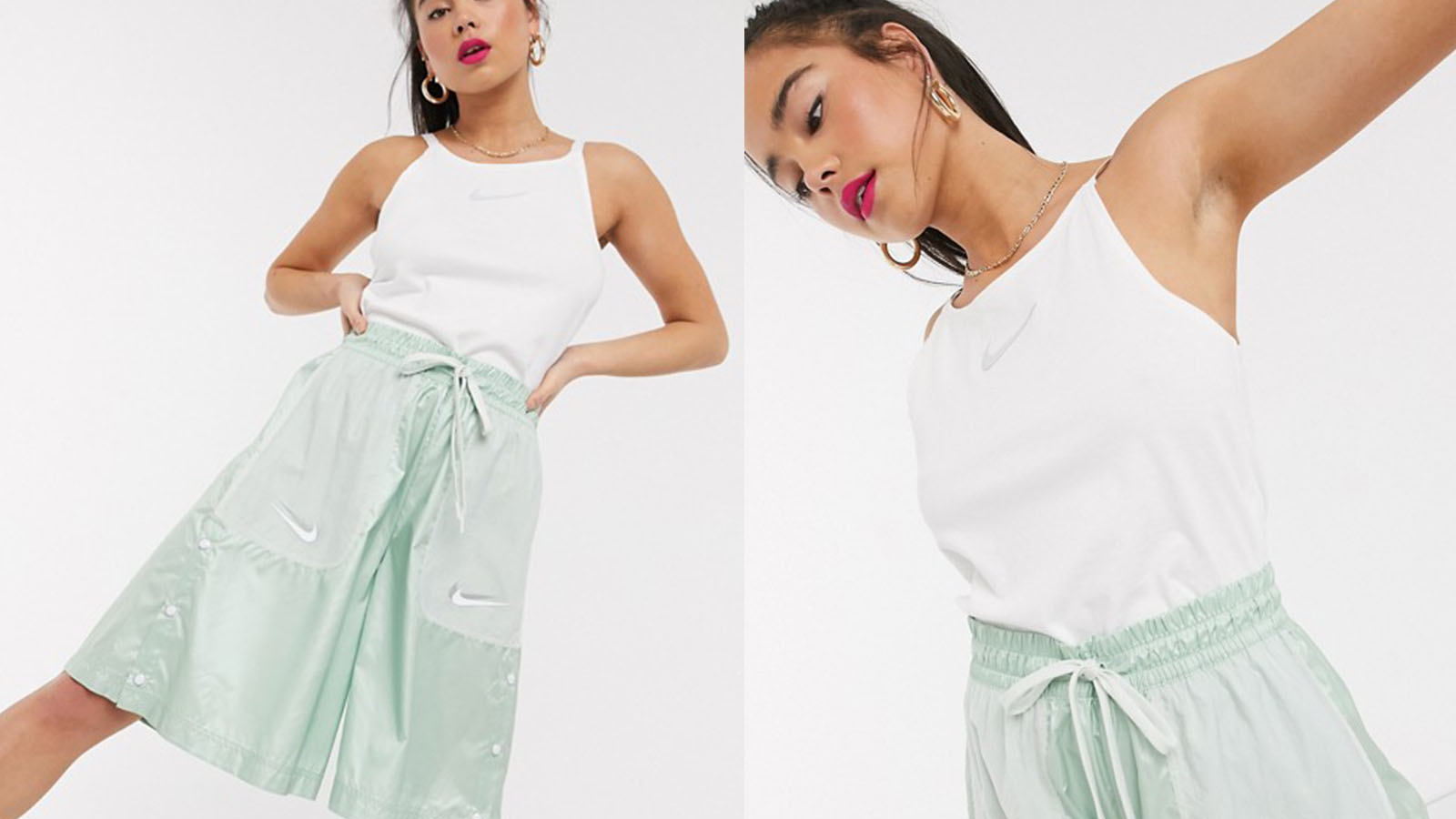nike white tank top