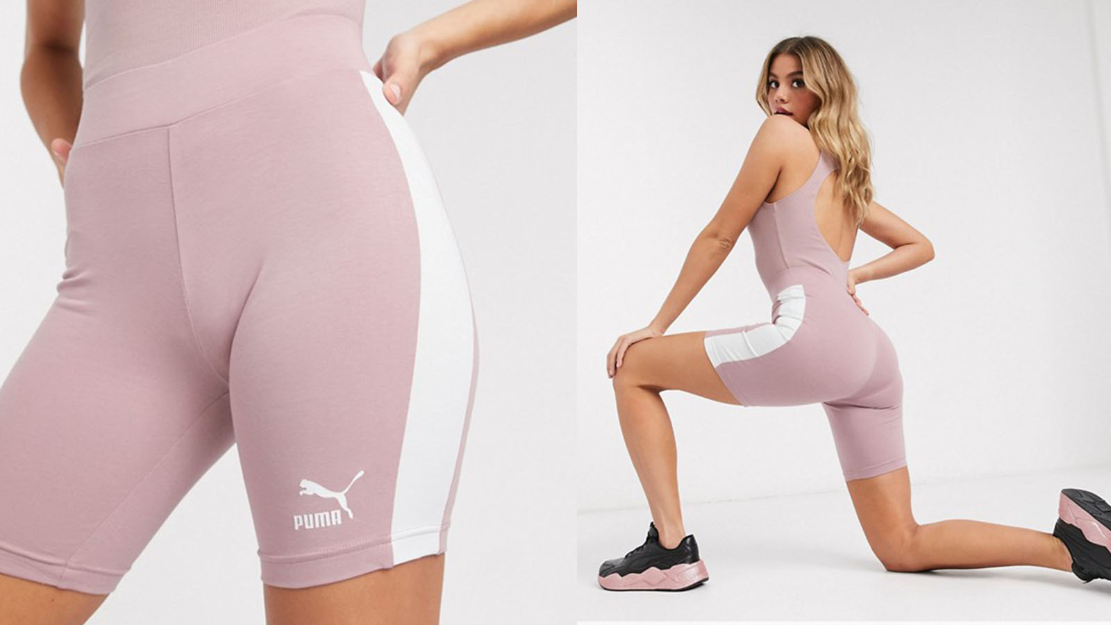 puma leggings in rose