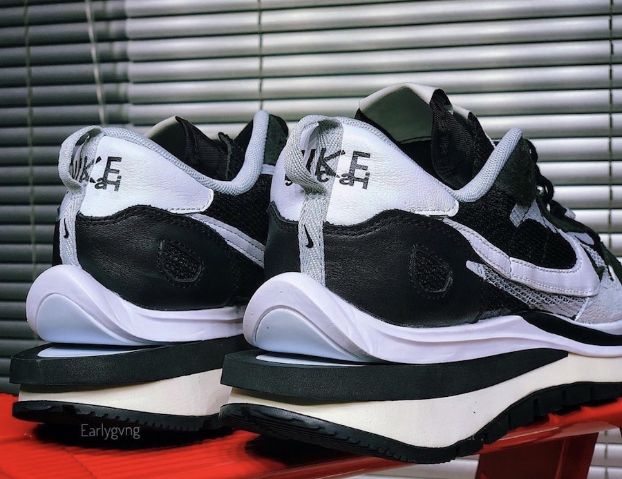 sacai x Nike VaporWaffle Black White