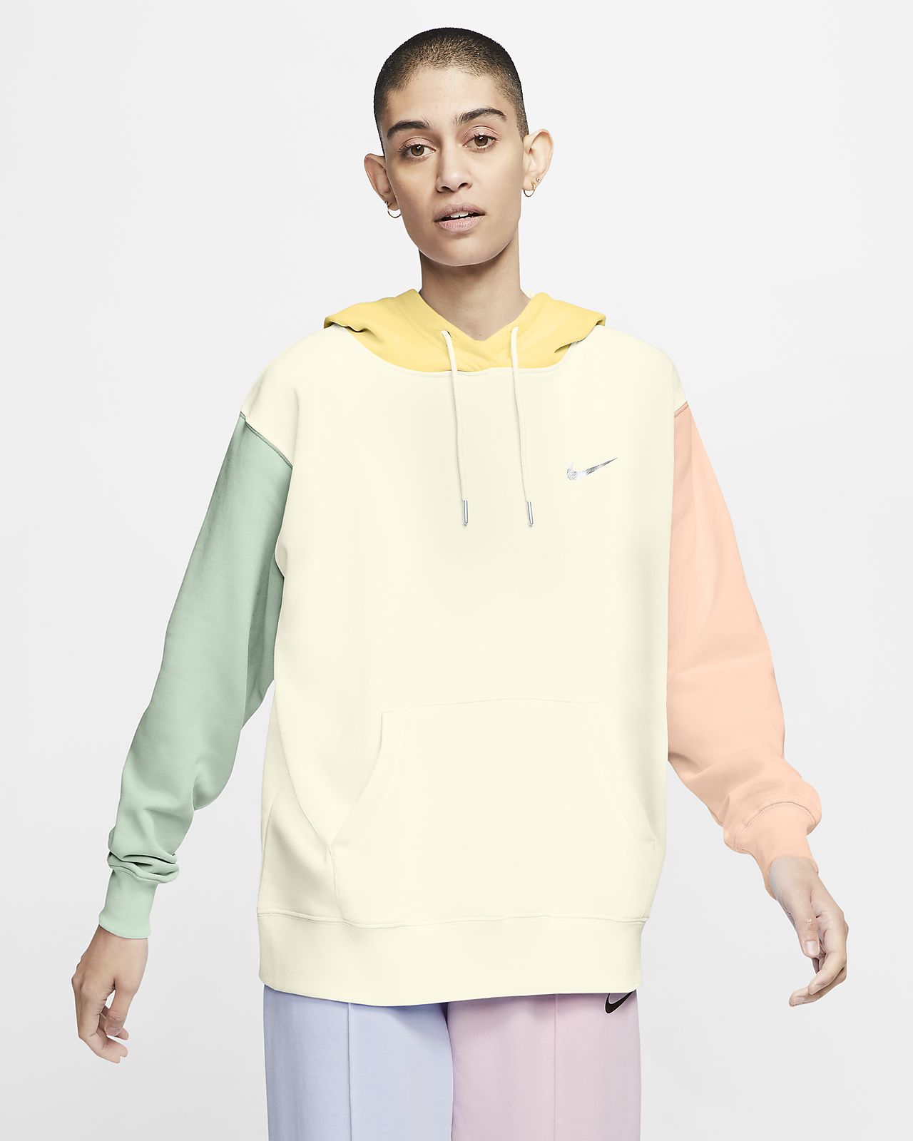 sportswear hoodie pastel