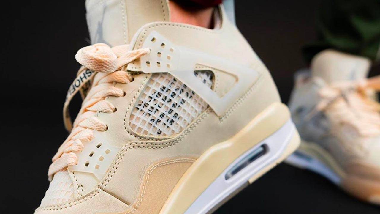 Off-White x Air Jordan 4 "Sail"
