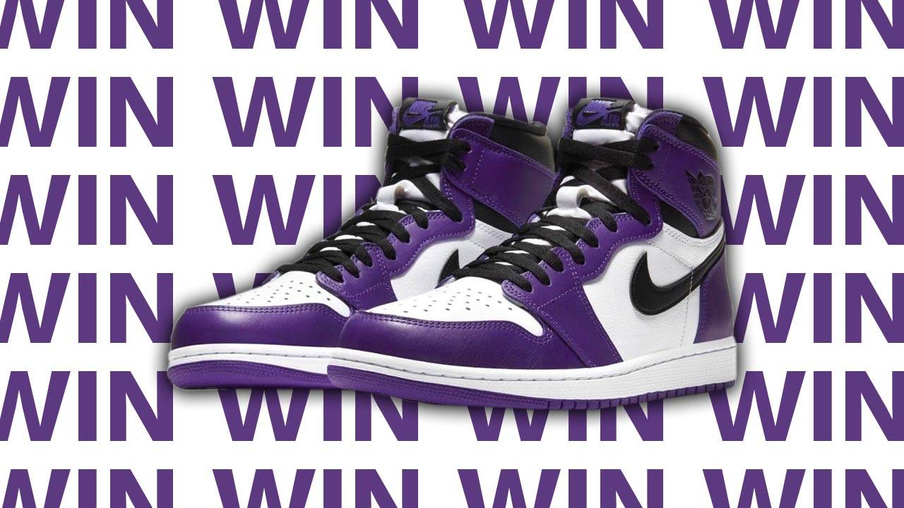 Giveaway Time: WIN the Air Jordan 1 High OG "Court Purple"!