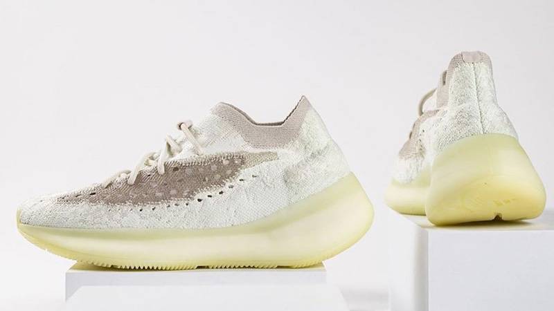 yeezy boost 380 calcite glow on feet