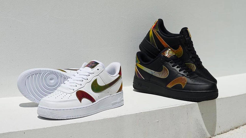 Image via atmos Tokyo Nike Air Force 1 "Multi Swoosh" Pack