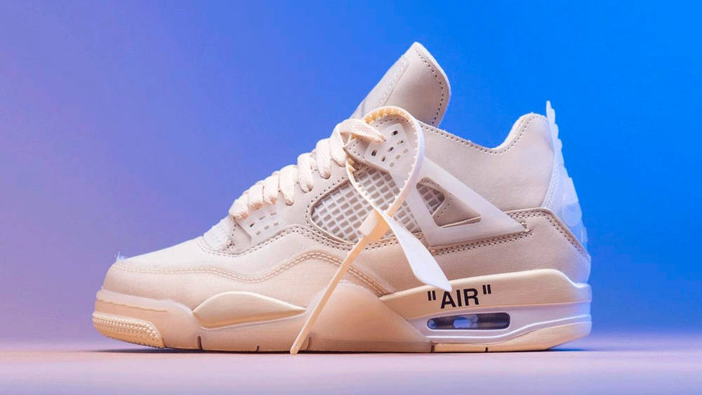 Off-White x Air Jordan 4 "Sail"