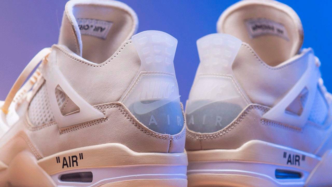 Off-White x Air Jordan 4 "Sail"