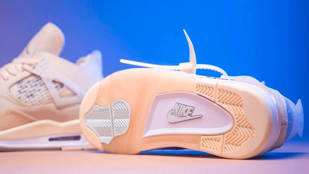 Off-White x Air Jordan 4 "Sail"