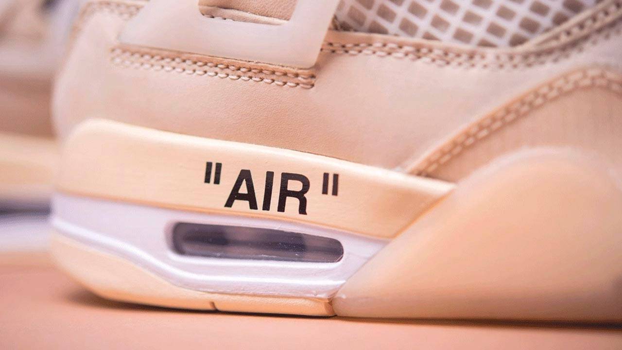 Off-White x Air Jordan 4 "Sail"