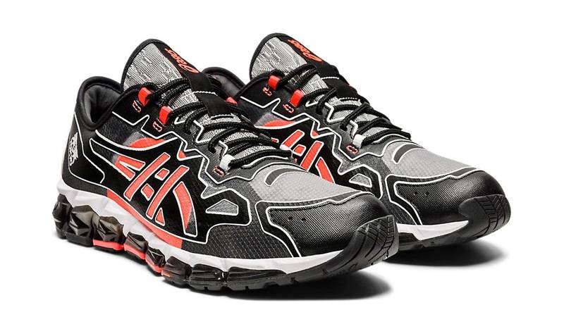 ASICS Gel Quantum 360 6 Black Sunrise Red Front