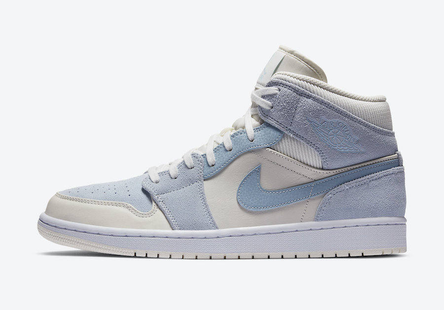 Air Jordan 1 Mid Mixed MAterial Blue