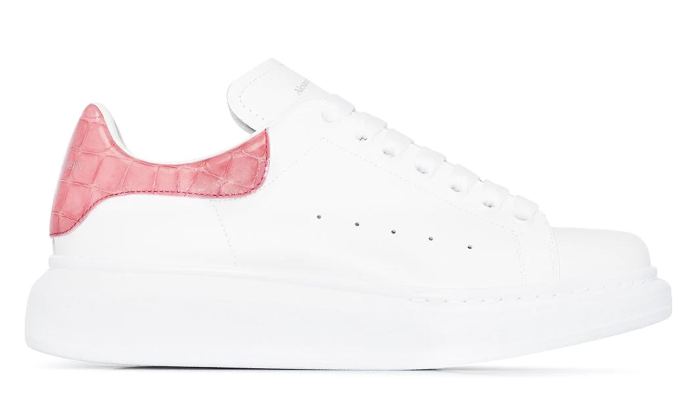 Alexander McQueen White Pink
