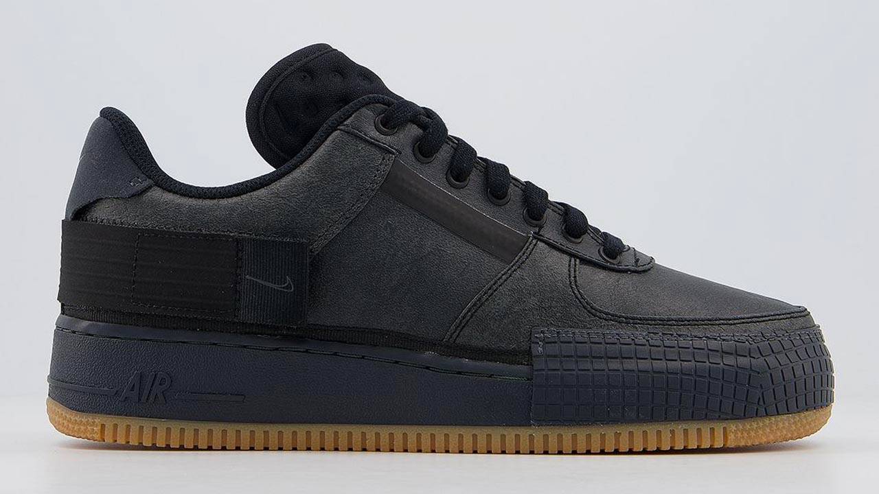 Nike Air Force 1 Type "Black Gum"
