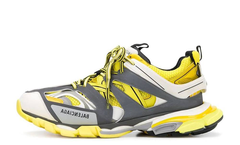 Womens Track Sneaker in Yellow  Balenciaga US