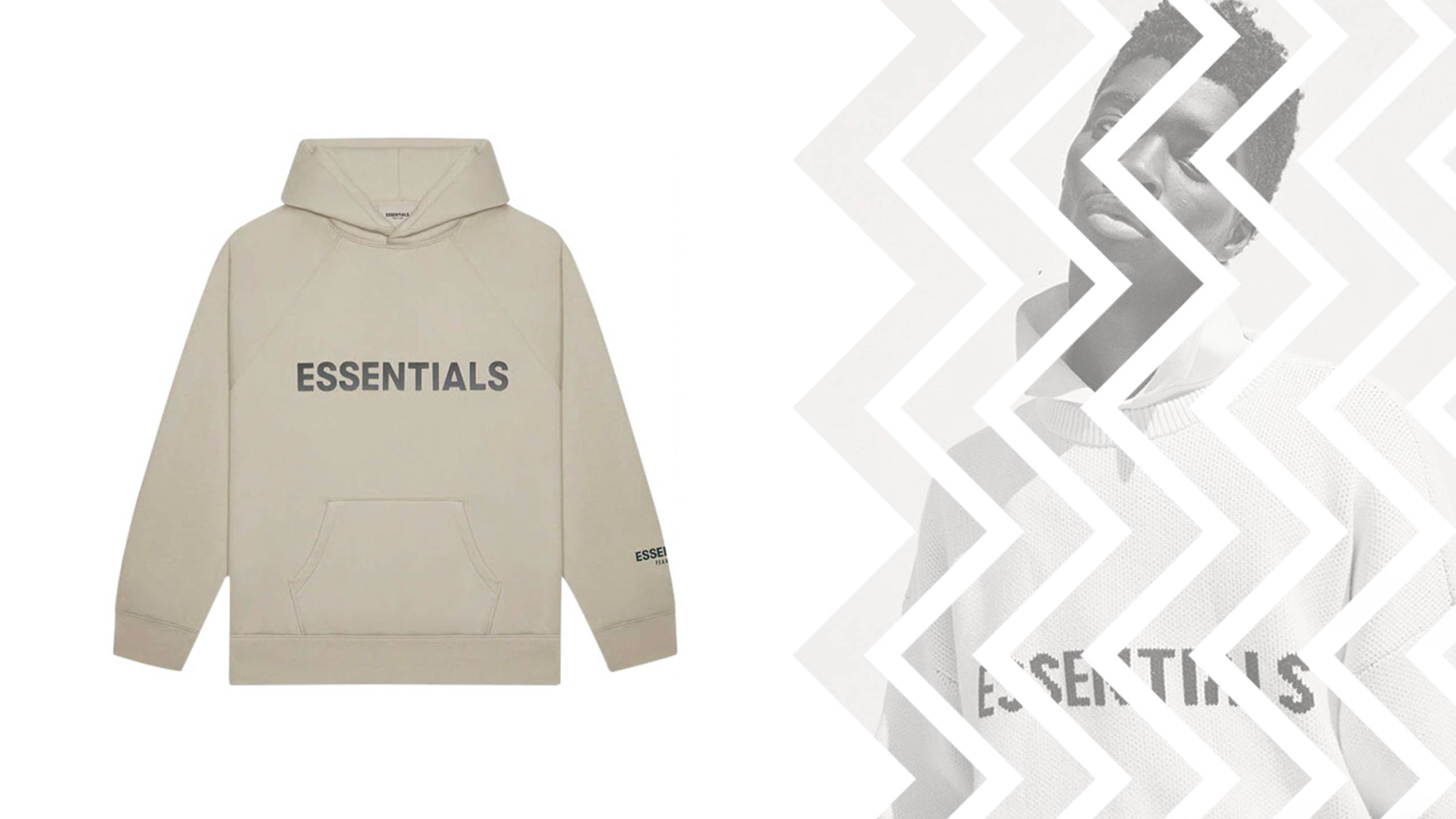 fear of god essentials hooded zip shacket