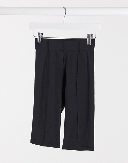 Bershka legging shorts in black
