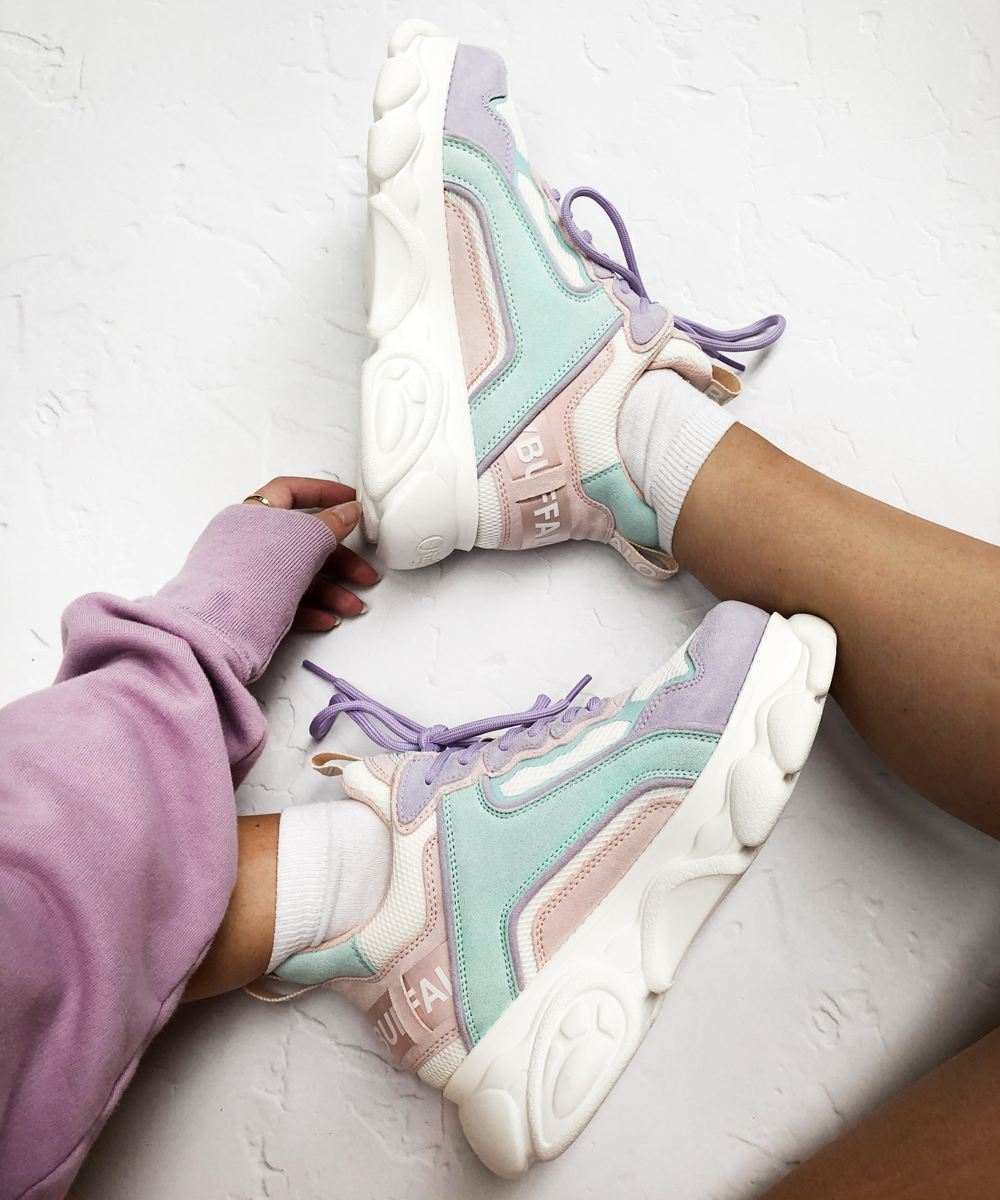 Buffalo Chunky Sneaker Pastel Multi 3