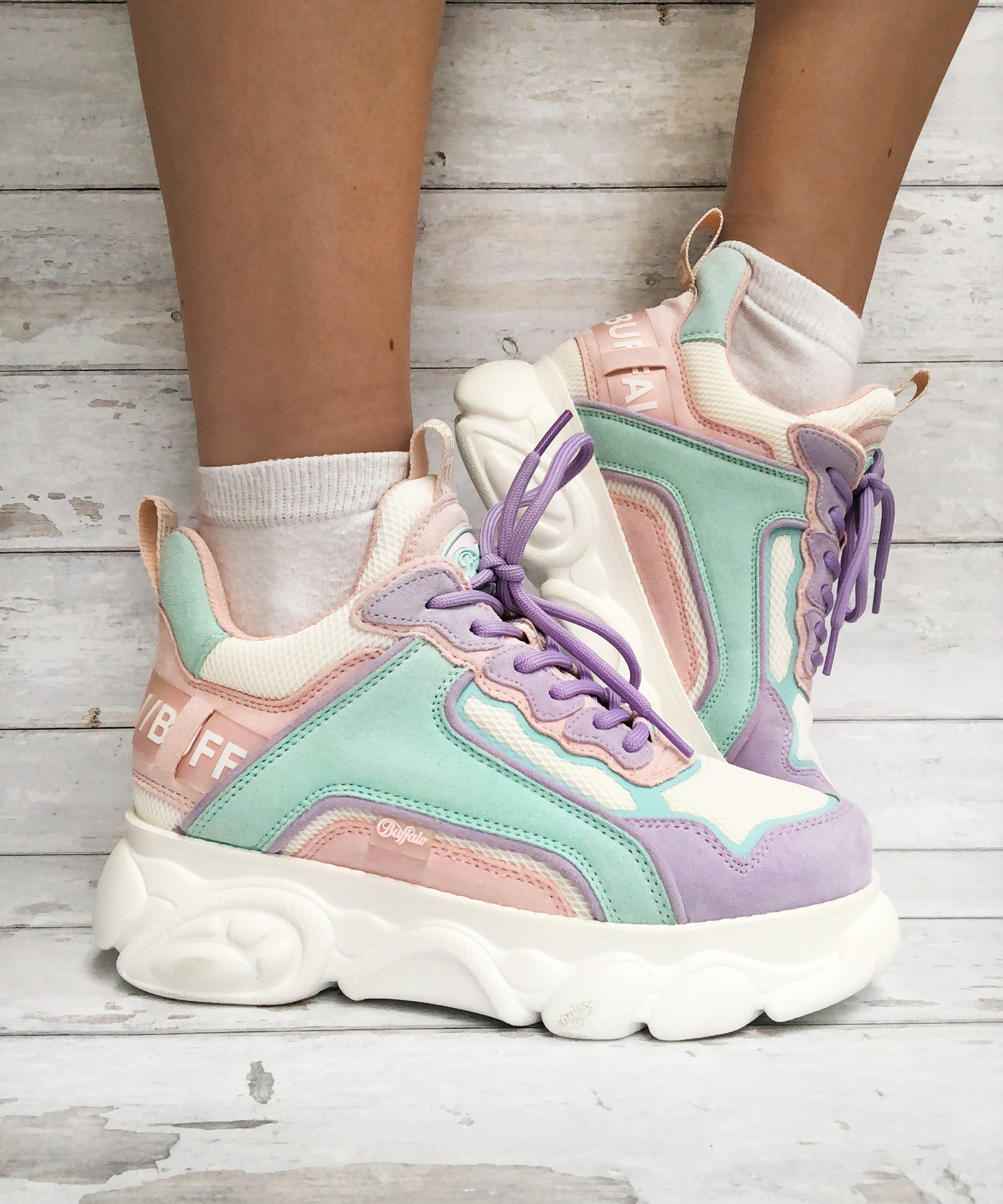 Buffalo Chunky Sneaker Pastel Multi