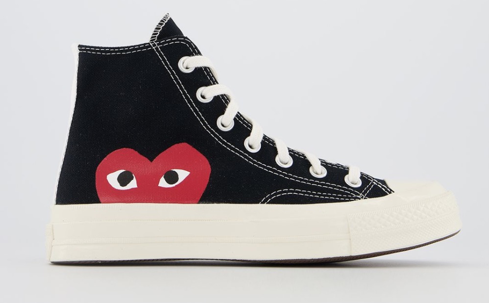 CDG x Converse Play High Top Black