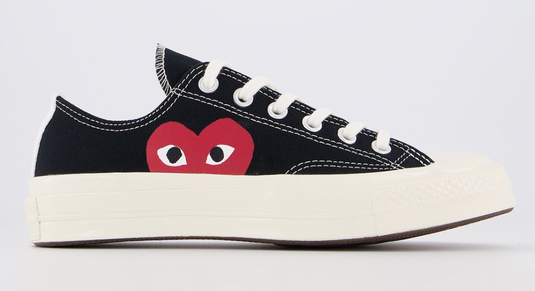 CDG x Converse Play Low Top Black