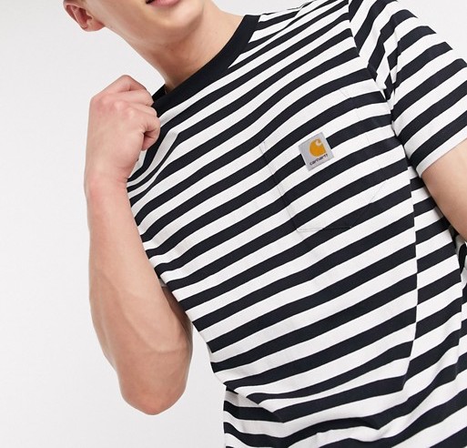 Carhartt Stripe Pocket T-Shirt