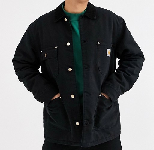 Carhartt chore jacket black