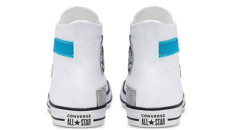 Converse Chuck Taylor All Star Hi White Cactus 168746C back